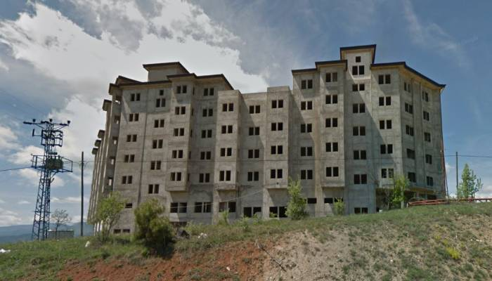 Safranbolu’daki natamam otel arazisiyle birlikte icradan satılık