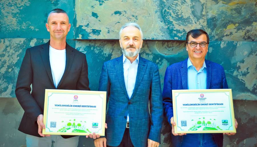 Barut Grubunun iki oteli yeşil enerjiye geçti