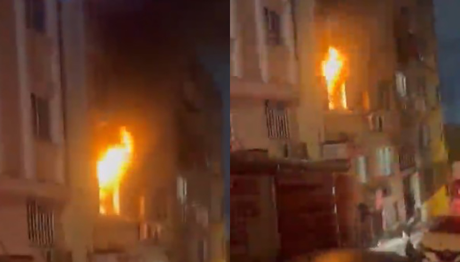 Fatih’te korkutan otel yangını