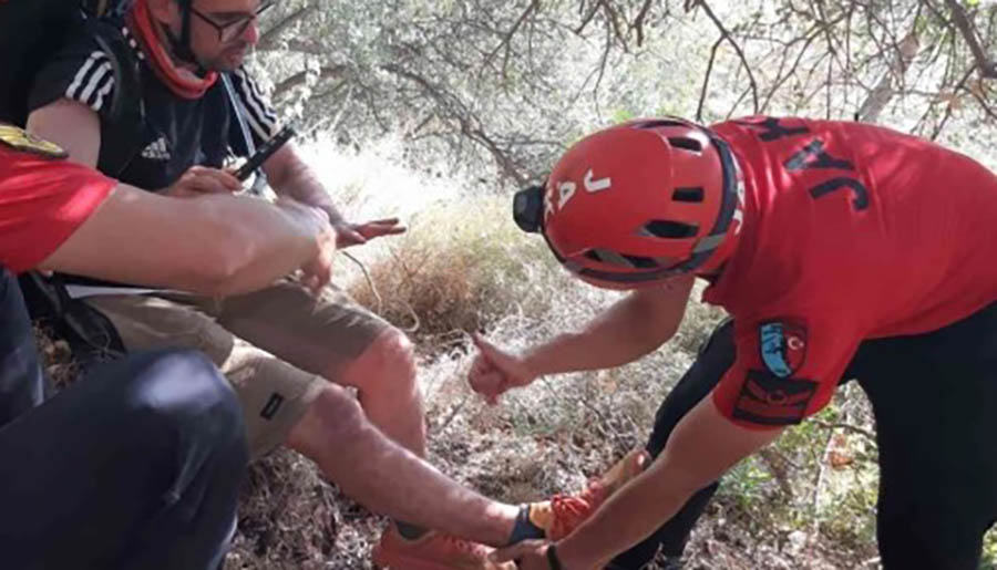 Muğla’da yürüyüş yaparken kaybolan turist kurtartıldı