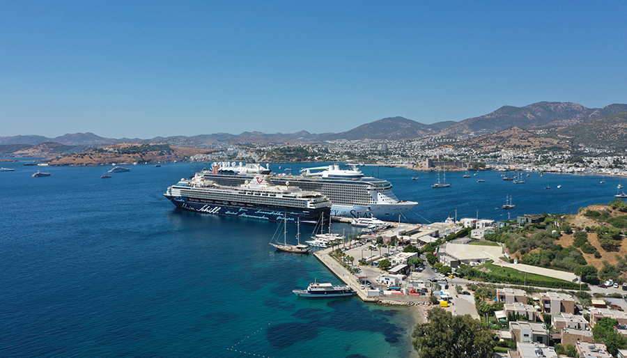 Bodrum rekor kruvaziyer sayısı ile sezonu kapattı