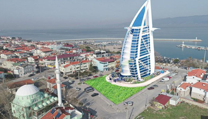 Balıkesir’de 11 katlı otel projesine tepki