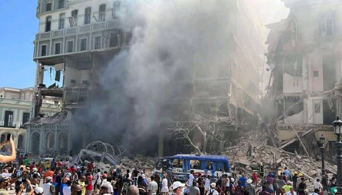 Küba’nın başkenti Havana’da otelde büyük patlama