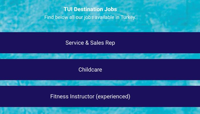 TUI Grubu Türkiye'de personel alımı yapıyor