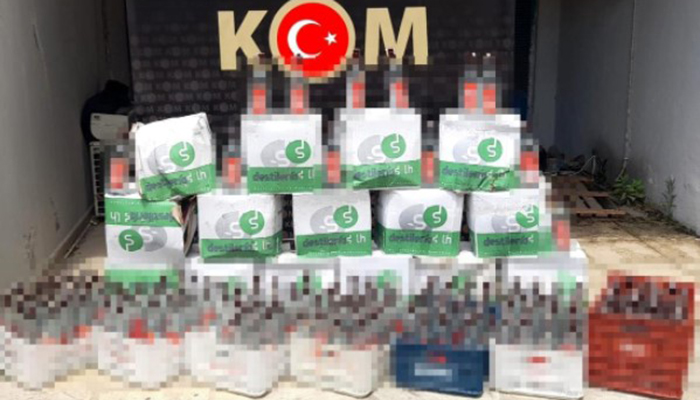 Antalya’da otele sahte alkol baskını