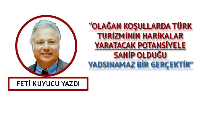 Turizm bu ülkenin gizli gücü ve en net döviz sağlayıcısı, parlatalım