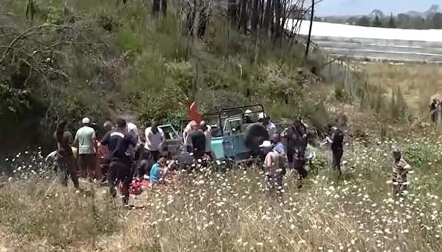 Antalya’da safari cipi kazası, 2 ölü