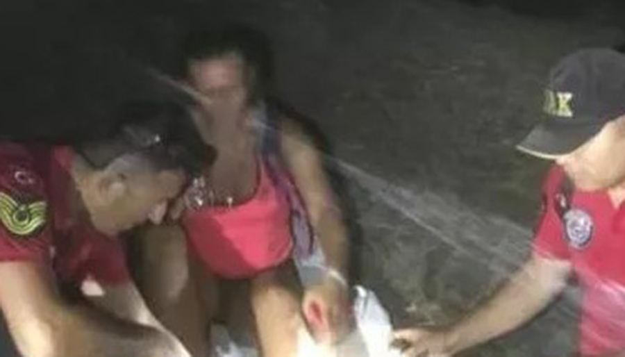 Rus turist Likya yolunda mahsur kaldı
