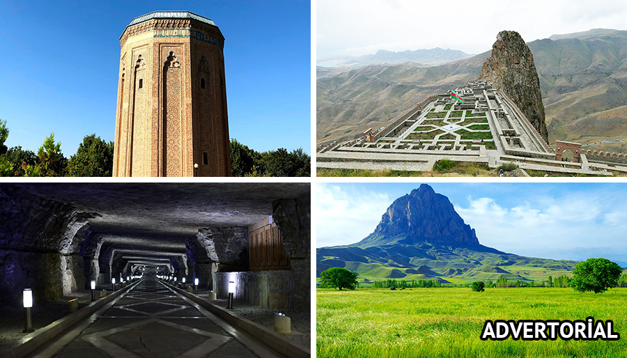 Dört bir yanı tarih Nahçıvan turistleri cezbediyor