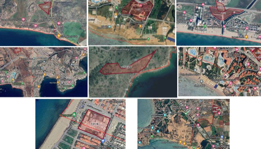 Tam 515 parsel... İşte turizm şehirlerinde satışa çıkarılan araziler
