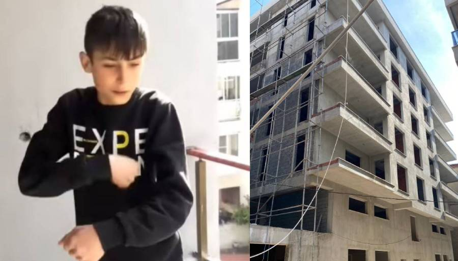 İnşaatta çalışan lise öğrencisi 5. kattan düşerek öldü