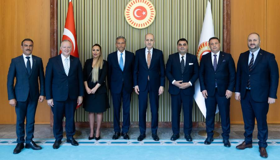 TÜRSAB yönetimi Numan Kurtulmuş’u TBMM’de ziyaret etti