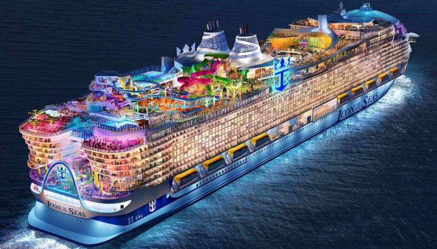 10 bin kişi kapasiteli: Yüzen şehir Icon of the Seas seferlere başlıyor
