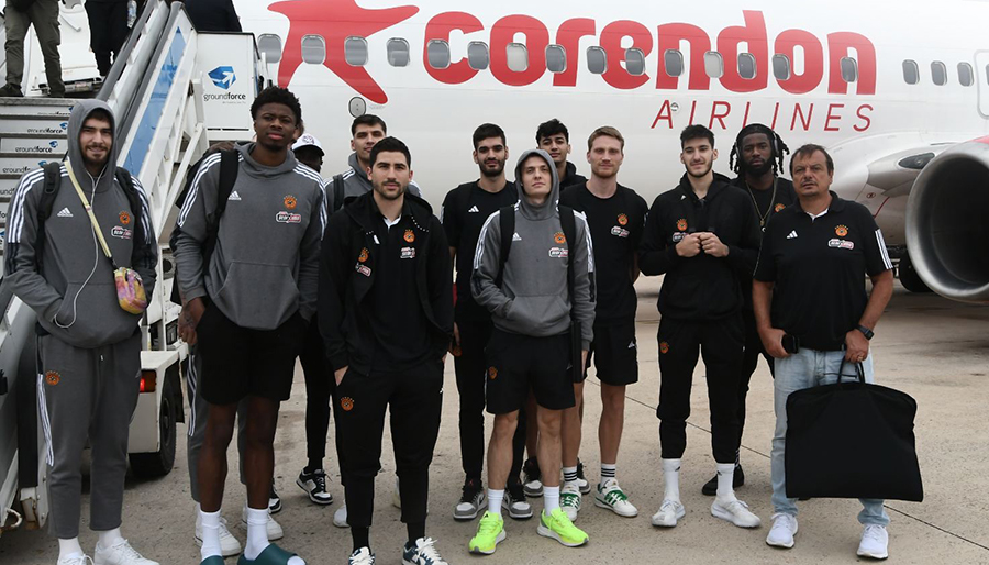 Panathinaikos Bc, Corendon Airlines ile uçacak