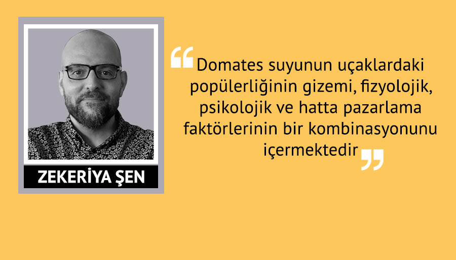 Uçaklardaki domates suyunun gizemi