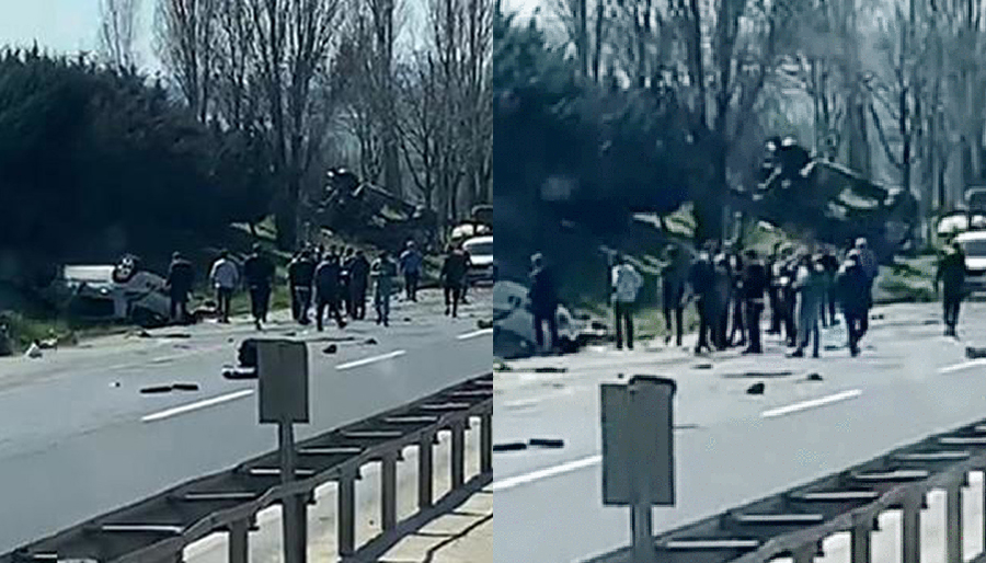 TEM otoyolunda feci kaza, ölü ve yaralılar var