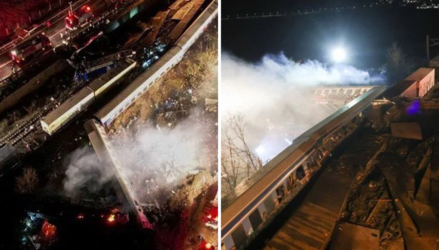 Yolcu treni ve yük gemisi çarpıştı, çok sayıda ölü ve yaralı var