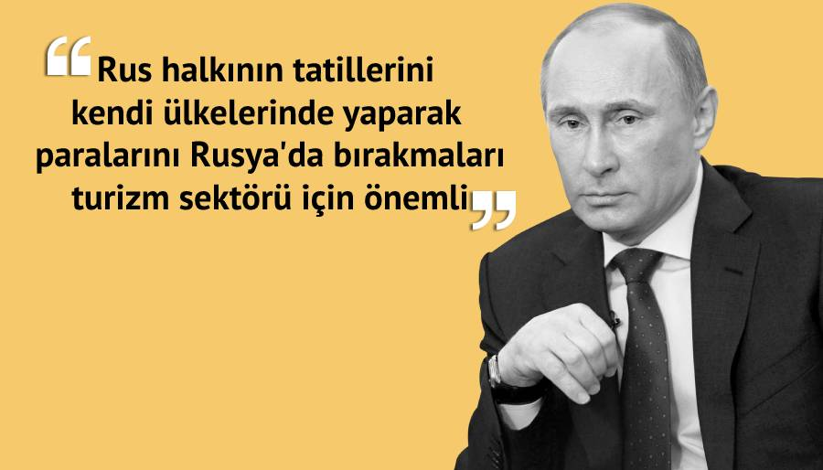 Vladimir Putin hükümet üyeleri ile turizmi görüştü