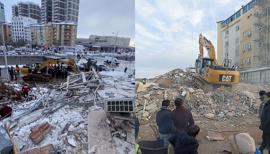 Avşar Otel’de bir kişi sağ kurtarıldı, 10 kişi hala enkaz altında