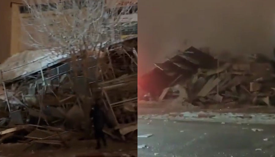 Malatya’da ve Adıyaman’da oteller de çöktü