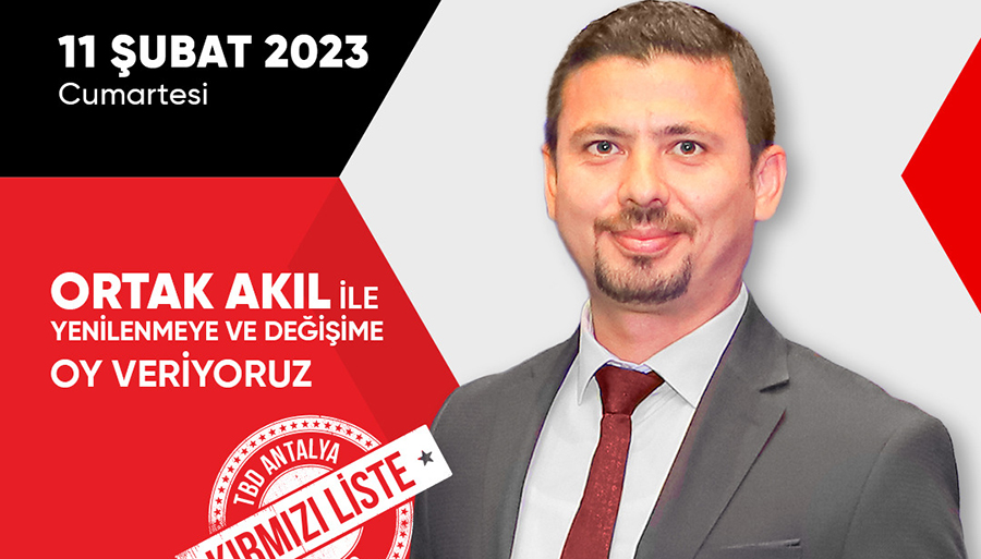 TBD Antalya şubesi 11 Şubat’ta seçime gidiyor