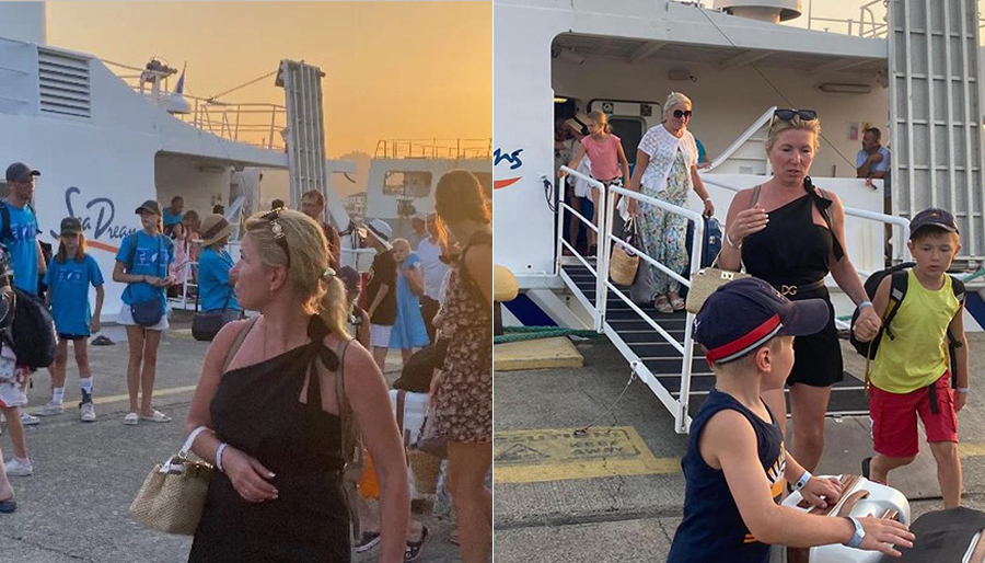 Rodos’taki yangın nedeniyle 95 turist Marmaris’e getirildi