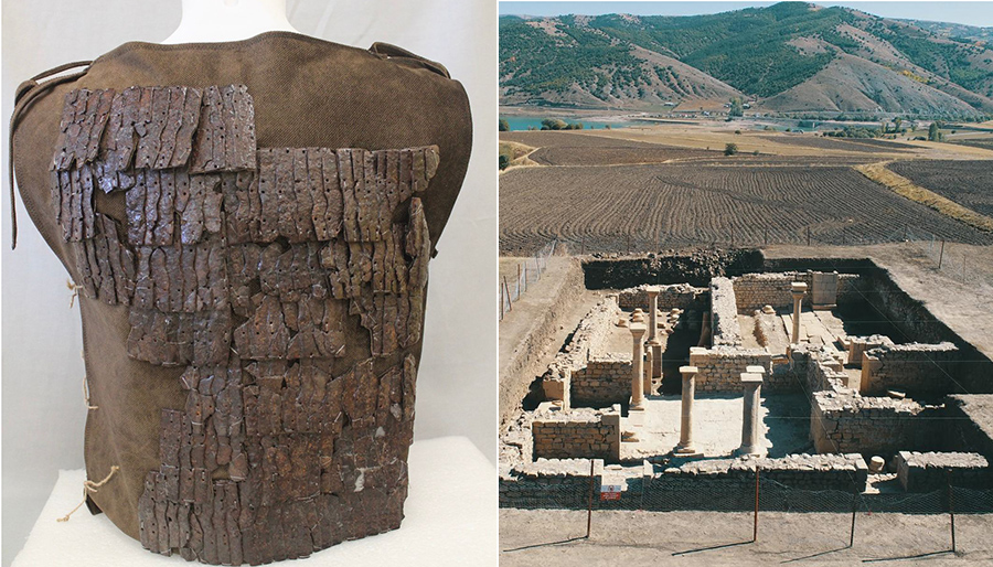 Satala Antik Kenti'nde bulunan Lorica Squamata zırhı restore edildi