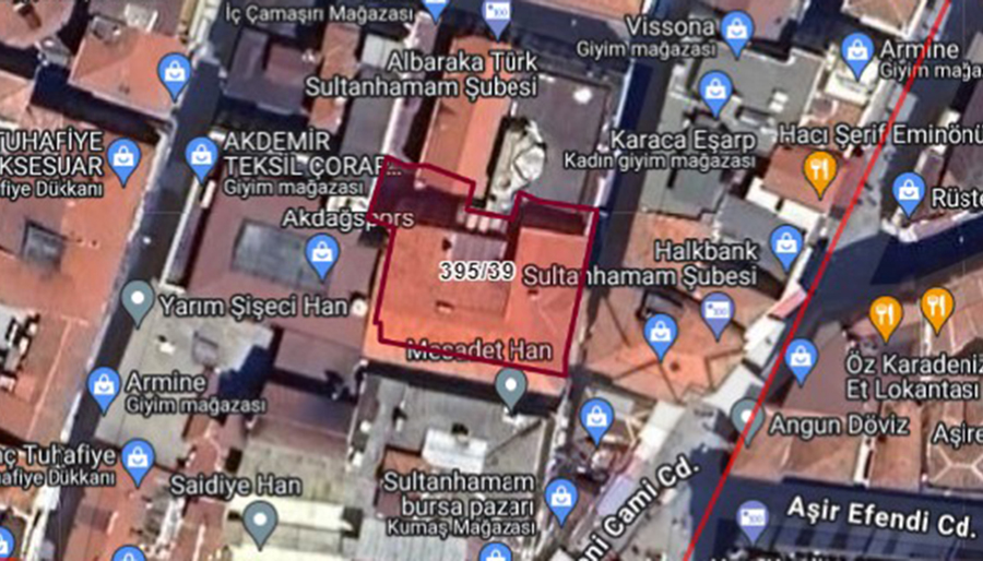 İstanbul’da otel vasıflı han 25 yıllığına kiraya verilecek