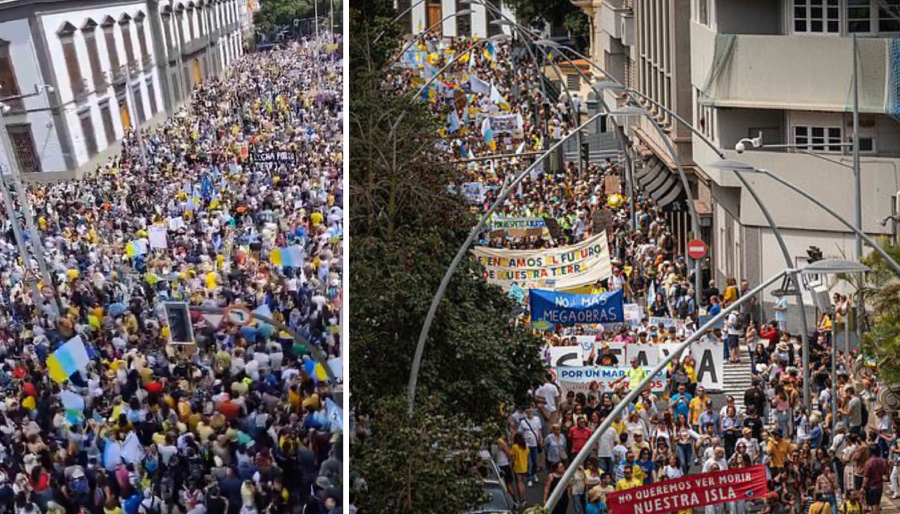 İspanya’da binlerce kişiden ‘kontrolsüz turizmi durdurun’ protestosu 