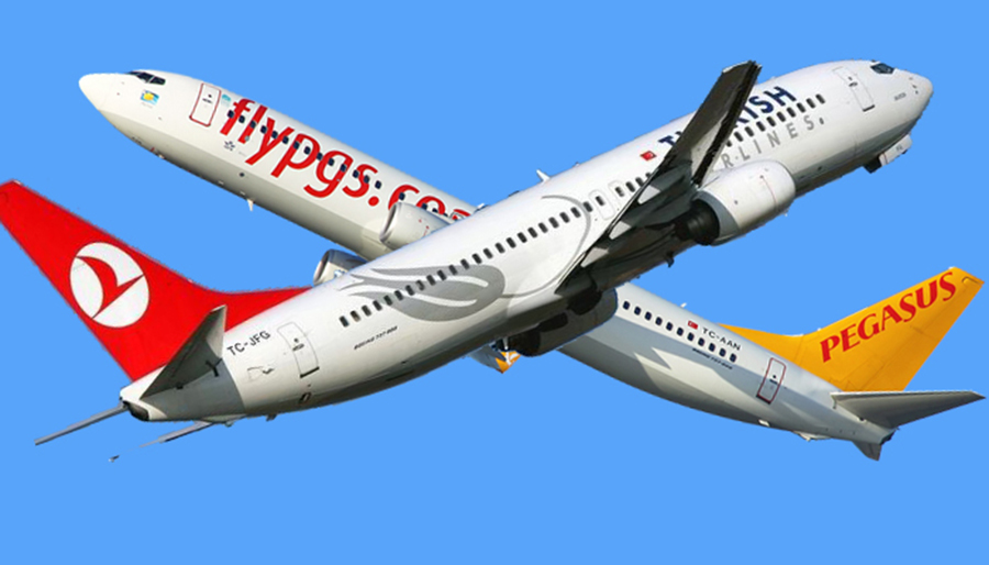 Bayram tatilinde THY ve Pegasus’tan 217 ek sefer