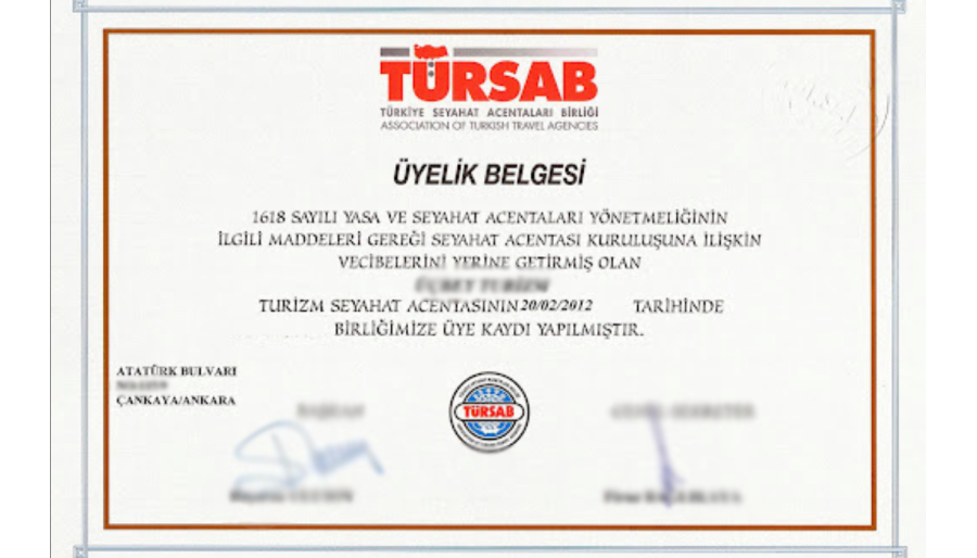 Yeni TÜRSAB yasasında seyahat acente belgesi kaç para olacak? 
