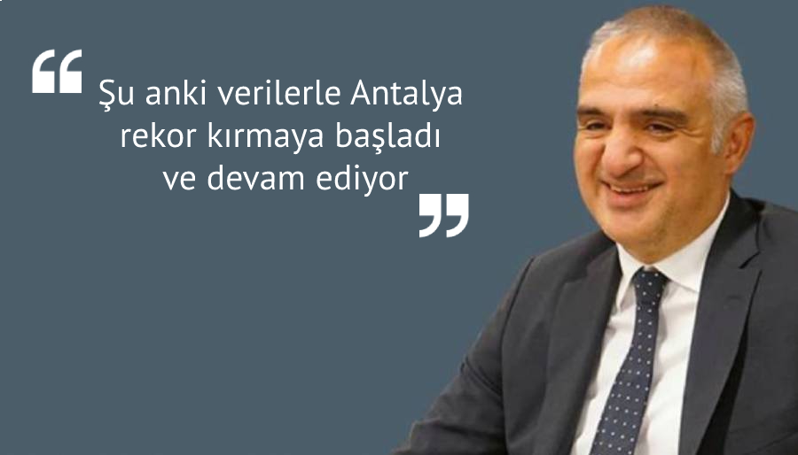 Mehmet Nuri Ersoy: Nitelikli turisti yakalamamız gerekiyor 