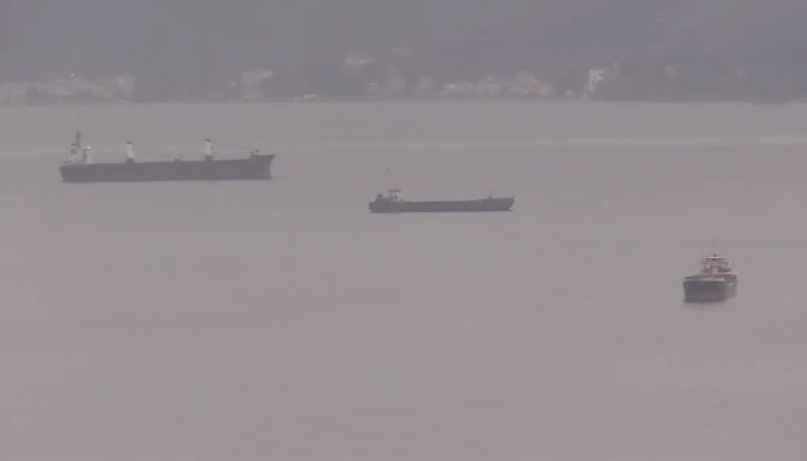 Marmara Denizi'nde gemi battı