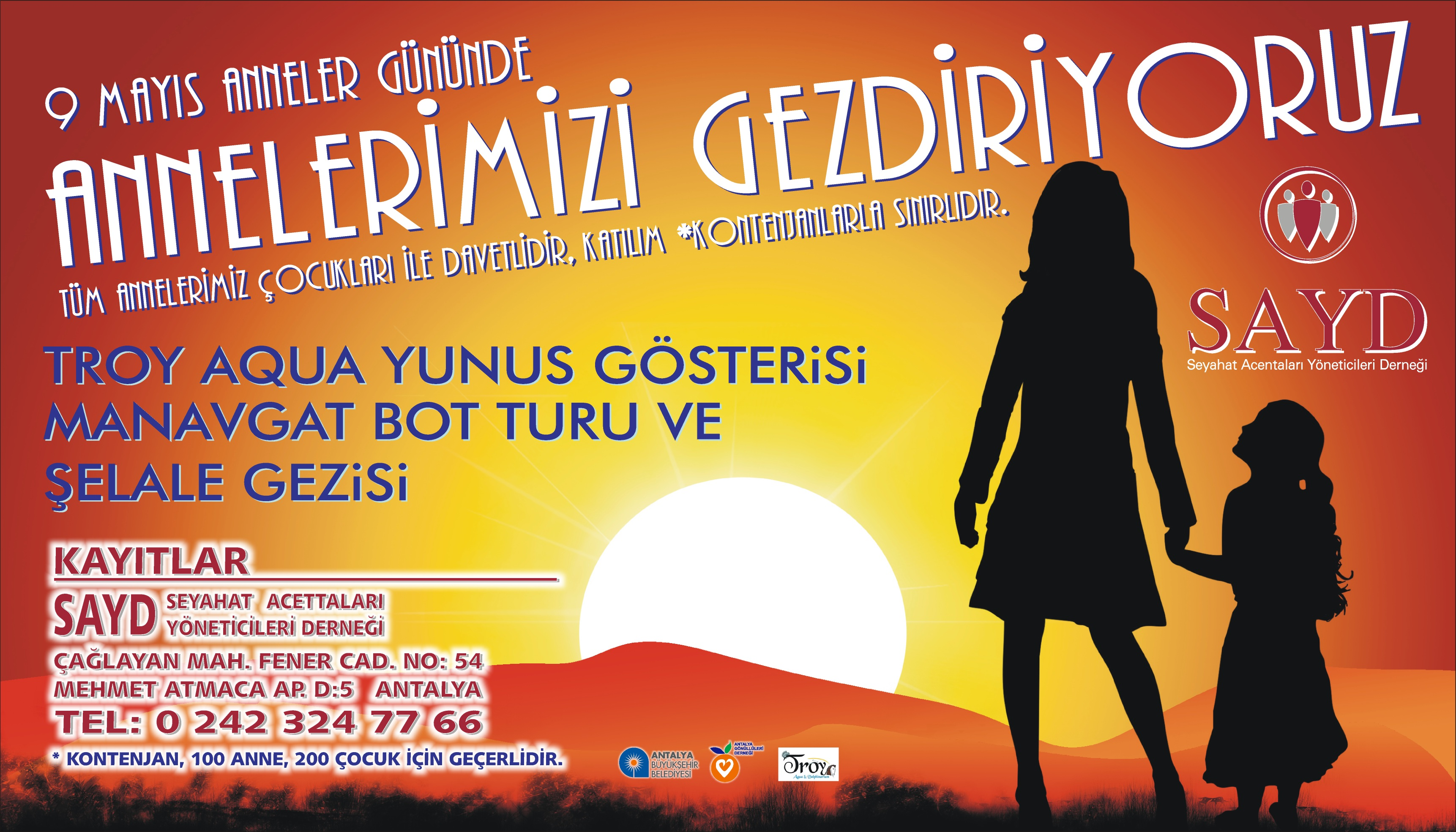 SAYD ANNELERİ  GEZDİRİYOR 