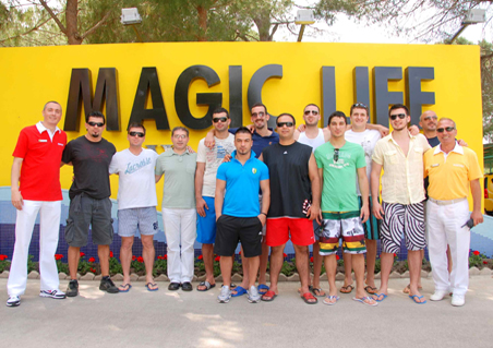Antalya’nın Kartalları Magic Life Waterworld’e kamp kurdu