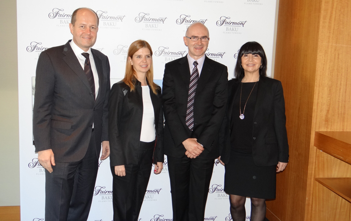 1 milyar dolarlık Fairmont Bakü, İstanbul Swissotel'de tanıtıldı
