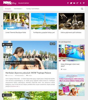 MNG Turizm Blog Yayında  