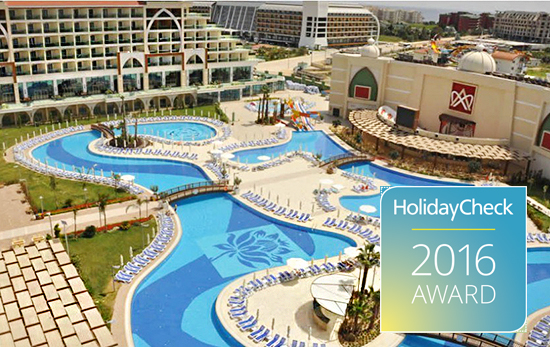 HolidayCheck 2016 ödülleri açıklandı, işte listeye giren Türk otelleri