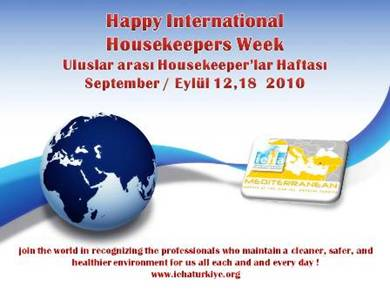ULUSLARARASI HOUSEKEEPERLAR HAFTASI KUTLANIYOR
