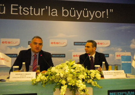  ETStur, 2010 yılını yüzde 18 büyümeyle tamamlayacak