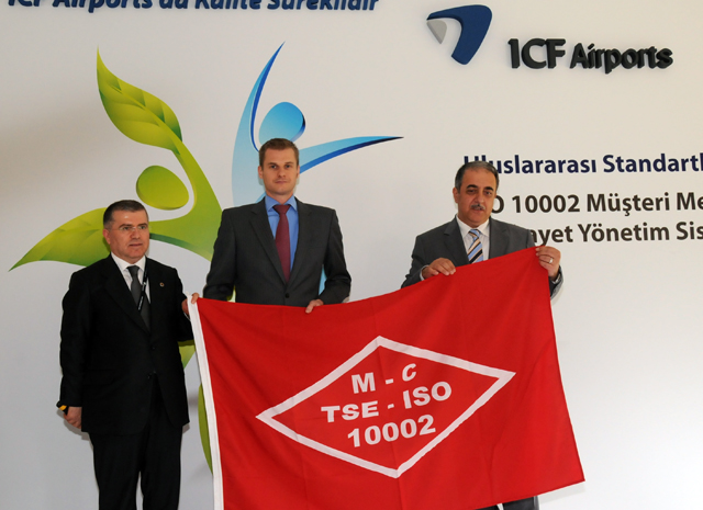 ICF Airports, havacılık sektöründe dört TSE belgesine sahip tek firma oldu.
