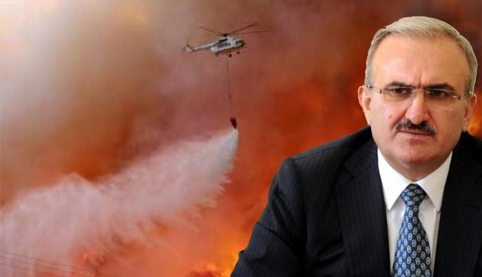 Validen Kumluca yangını açıklaması: Kimsenin şüphesi olmasın...