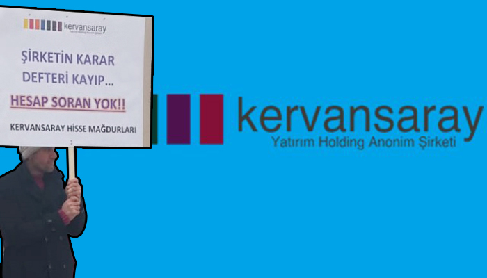 Kervansaray mağdurları eylem yaptı, şirketten açıklama geldi
