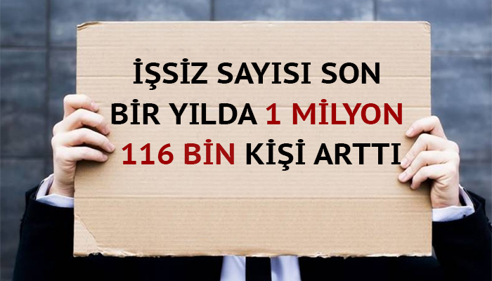İşsizlik rakamları açıklandı