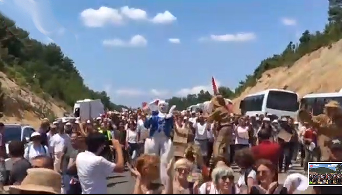 Kaz Dağları'ndaki vicdan nöbetinde büyük buluşma