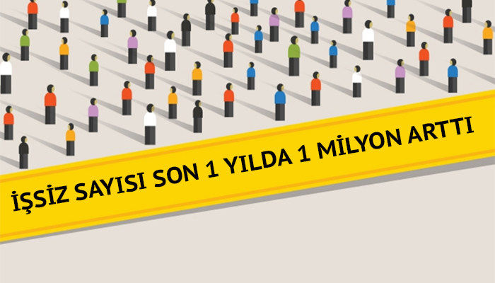 İşsiz sayısında büyük artış