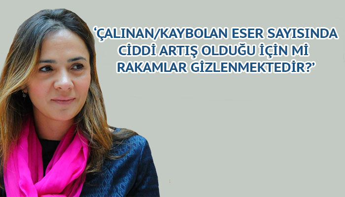 ''Bakanlık müzelerde çalılanan eserlerle ilgili bilgi vermiyor''