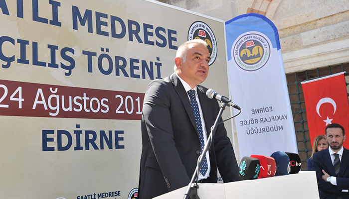 Saatli Medrese yeniden ziyarete açıldı