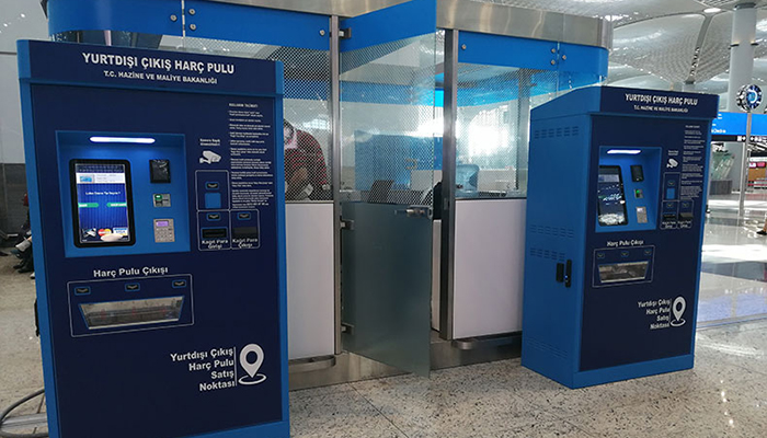 Harç pulu otomatları İstanbul Havalimanı'na yerleştirildi