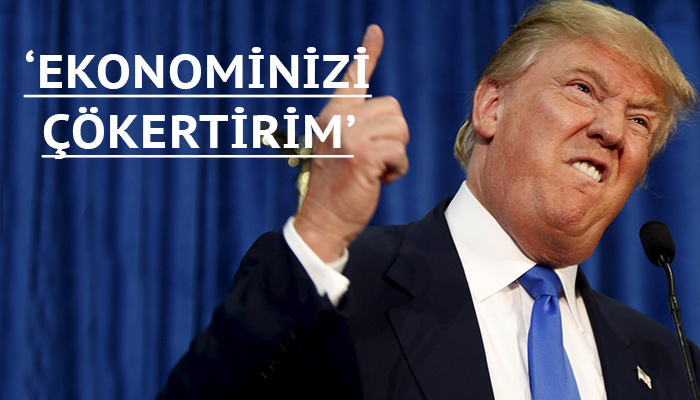 ABD Başkanı Trump'tan Türkiye'ye tehdit!